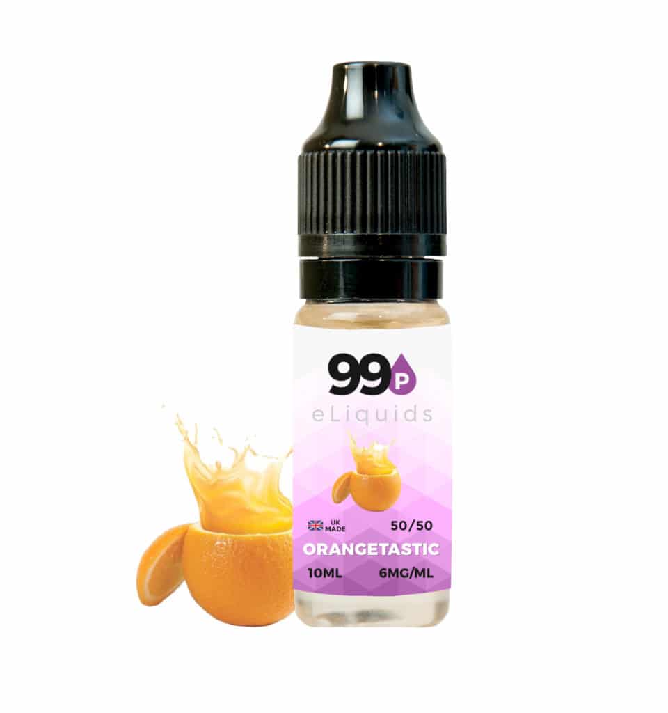 Orangetastic E Liquid - 10ml – 50PG / 50VG UK Made