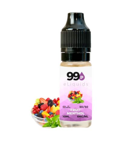 Fruit Menthol E Liquid - 10ml – 50PG / 50VG UK Made