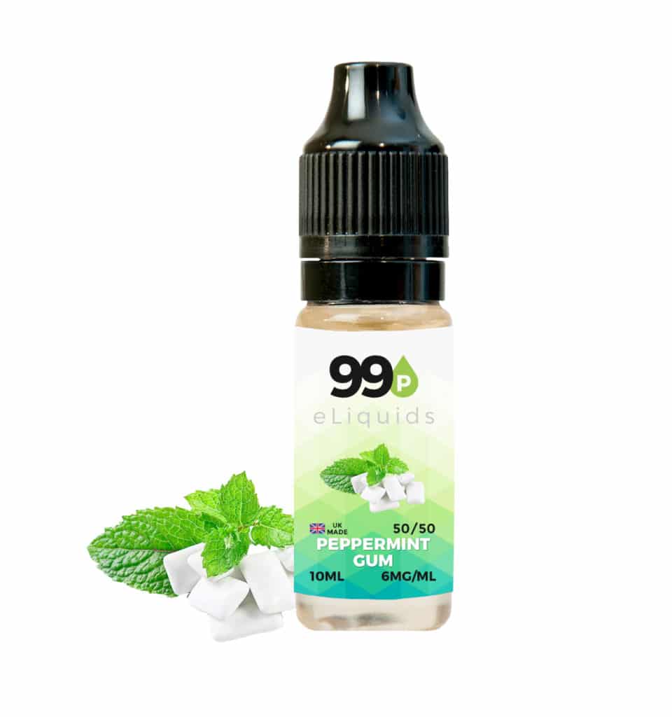 Peppermint Gum E Liquid - 10ml – 50PG / 50VG