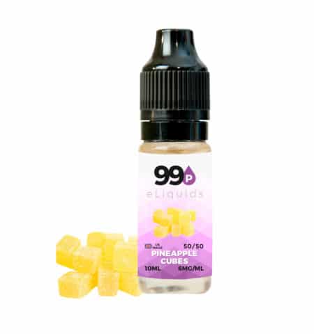 Pineapple Cubes E Liquid - 10ml – 50PG / 50VG
