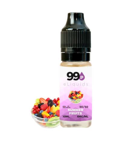 Summer Fruits E Liquid - 10ml – 50PG / 50VG